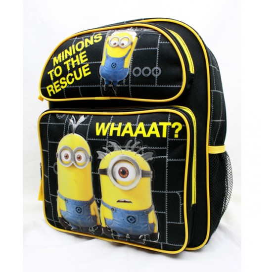 Minions Despicable Me Boys School 16 Backpack with Lunch Box Sets