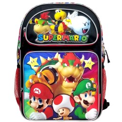 Super Mario Bros Super Bowser Large Backpack #NN43718